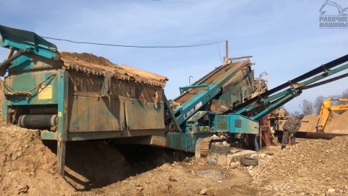 Грохот Powerscreen Chieftain 2100 моющий купить в компании Рабочие Машины