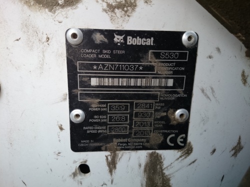 Мини - погрузчик с бортовым поворотом BOBCAT 530 купить в компании Рабочие Машины