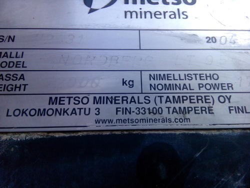 Дробилка METSO LT95 купить в компании Рабочие Машины