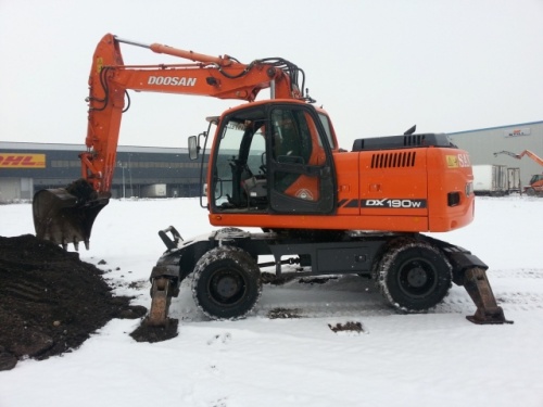 колёсный экскаватор Doosan DX190W купить в компании Рабочие Машины