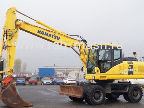Колесный экскаватор Komatsu PW180-7E0 купить в компании Рабочие Машины
