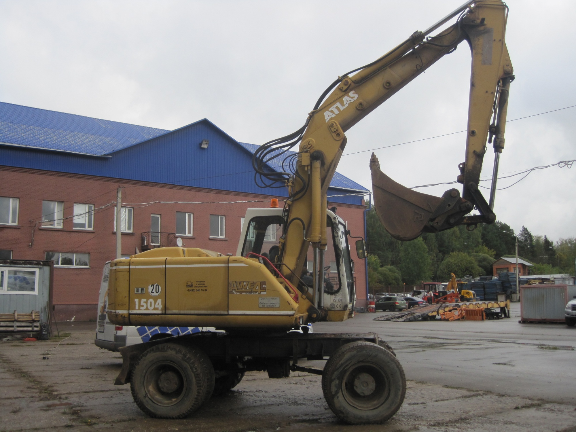 Колесный экскаватор ATLAS WEYHAUSEN 1504 купить в компании Рабочие Машины