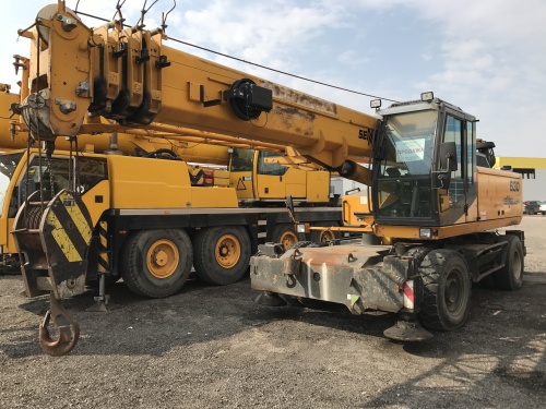 Кран пневмоколесный Sennebogen 630 2007г купить в компании Рабочие Машины