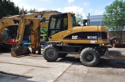 Колесный экскаватор Caterpillar M316C