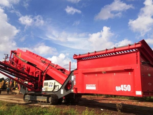 Грохот мобильный Sandvik QA450 купить в компании Рабочие Машины
