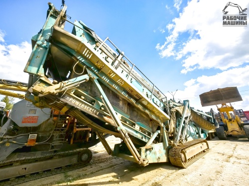 ТРЕХДЕКОВЫЙ МОБИЛЬНЫЙ ГРОХОТ POWERSCREEN TURBO CHIEFTAIN 2100X TRACK (3 DECK)  купить в компании Рабочие Машины
