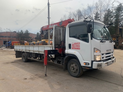 КМУ UNIC 340 на базе ISUZU FORWARD купить в компании Рабочие Машины