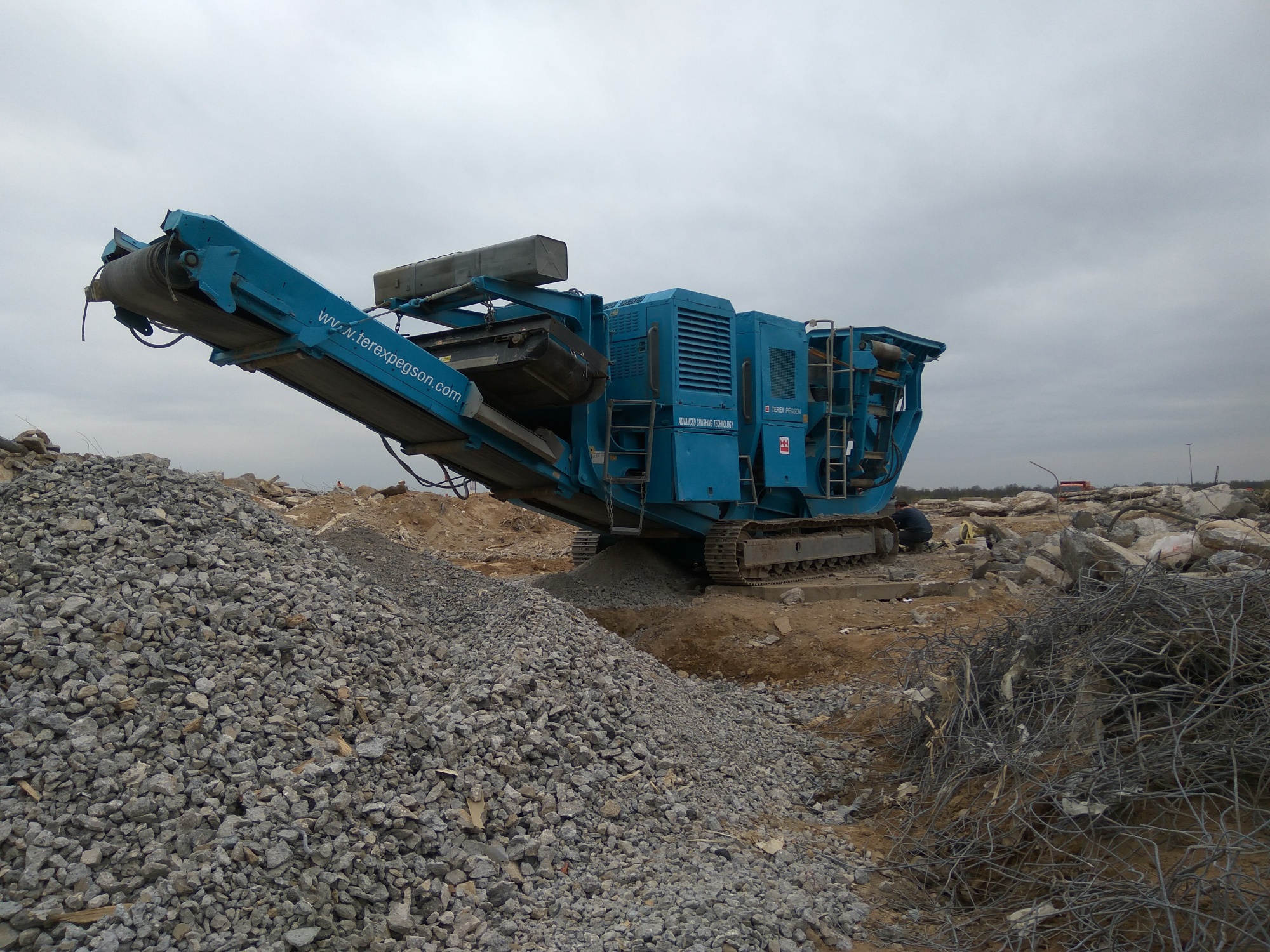 Щековая дробилка TEREX - PEGSON Metrotrak HA 2008 года купить в компании Рабочие Машины