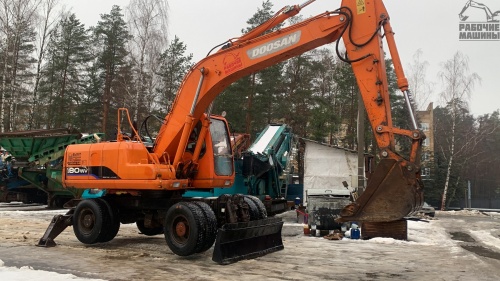 Колесный экскаватор DOOSAN SOLAR 180W-V купить в компании Рабочие Машины