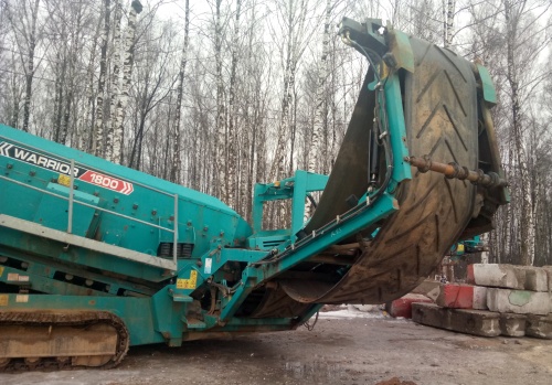 Грохот POWERSCREEN Warrior 1800 2012 г/в купить в компании Рабочие Машины