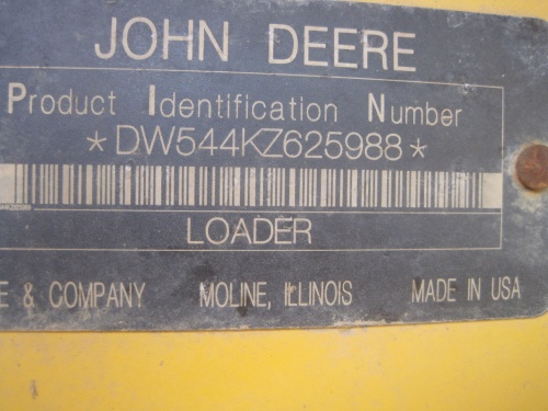 Фронтальный погрузчик JOHN DEERE 544K купить в компании Рабочие Машины