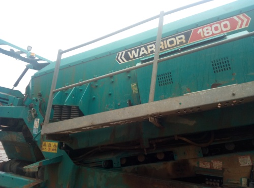 Грохот POWERSCREEN Warrior 1800 2012 г/в купить в компании Рабочие Машины