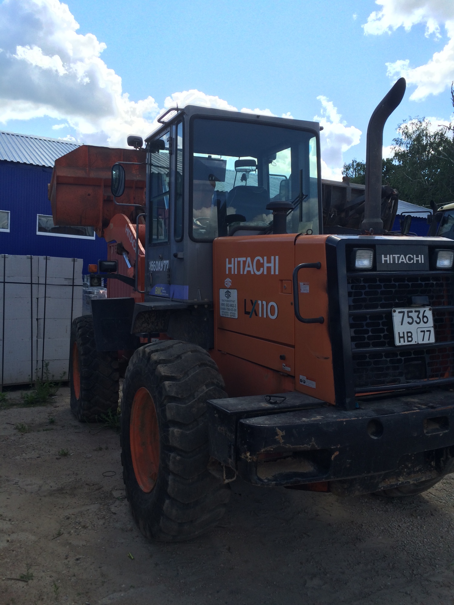 Погрузчик фронтальный HITACHI  LX110-7 купить в компании Рабочие Машины