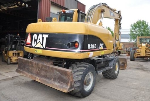 Колесный экскаватор Caterpillar M316C купить в компании Рабочие Машины