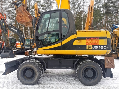 Колесный экскаватор JCB JS 160W купить в компании Рабочие Машины