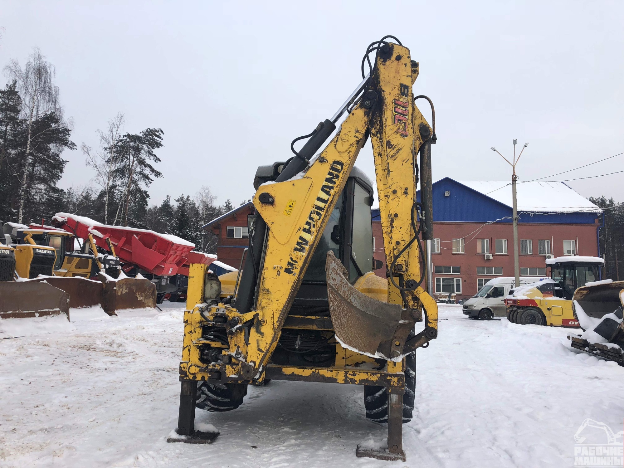 Экскаватор погрузчик New Holland LB110-4PT, 2007 купить в компании Рабочие Машины