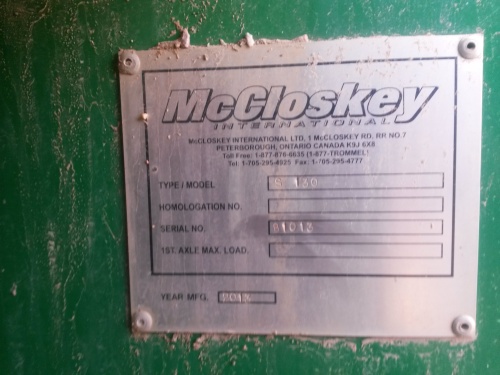 грохот McCloskey S-130 2 Deck купить в компании Рабочие Машины