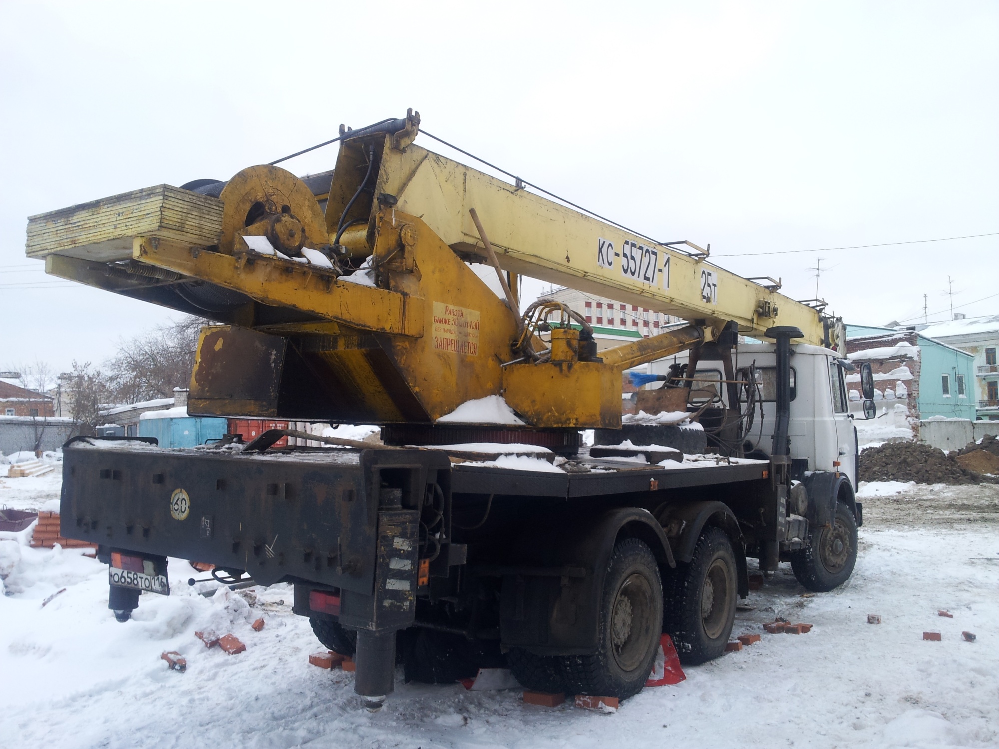 автокран Машека КС-55272-1 (на базе МАЗ) купить в компании Рабочие Машины